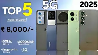 TOP 3 BEST 5G PHONE UNDER 8000 in 2025 | 2026