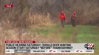 Pennsylvania asks: Should deer hunting season start Saturday before Thanksgiving?