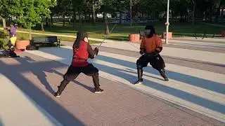 #315 Red Knight vs G Sinclair: Longsword sparring