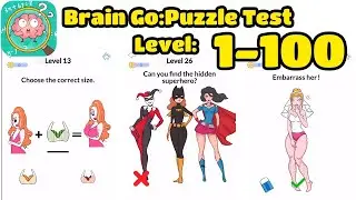 Brain Go: Puzzle Test Levels 1 - 100 Gameplay Walkthrough | (IOS - Android)