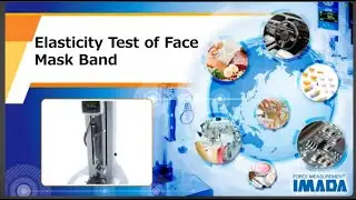 Elasticity test of face mask band