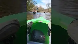 Kayaking in the wild. I prefer me to be the only one on the river, but it is what it is.