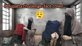 8 dupatta challenge face cover @meeru014