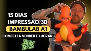 15 DIAS COM A IMPRESSORA 3D + COMECEI A VENDER + DICAS 