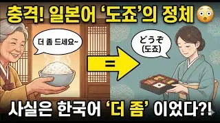 충격! 일본어 '도죠'의 정체 😲 