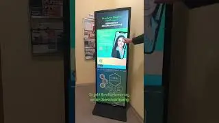 Berufsorientierung direkt auf dem Schulgang - das Azubidisplay in der Oberschule Geising
