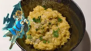 Easy Parmesan and Mushroom Risotto from Zelda: Breath of the Wild!