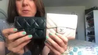 Chanel SLG comparison: XL card case w back pocket and Small Wallet