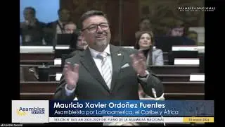 Asambleísta Xavier Ordoñez - Sesión 063 - Cambio del orden del día