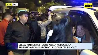 Multitud recibió los restos de “Velo” Melgarejo