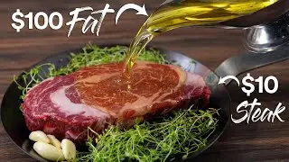 I used $100 Wagyu fat to cook $10 Steak and this happened!