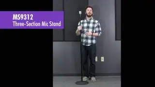 MS9312 Three-Section Microphone Stand
