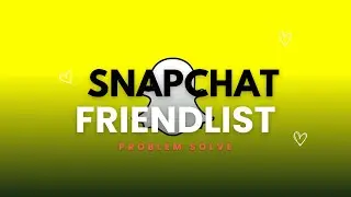 Snapchat add Friend problem Solve in Video