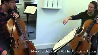 Cello Lesson: Rosie Biss: 1 Upbow Staccato & The Woodpecker