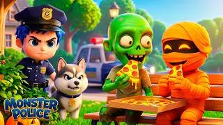 Monster Police 🧟‍♂️🚨 | Monsters Are Back! | Baby Blue Kids Songs