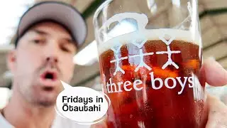 Three Boys & Base Pizza: A Winning Combo | MorgNuts #pizza #beer #christchurch
