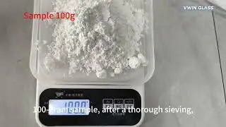 Glass powder testing@vwinglas