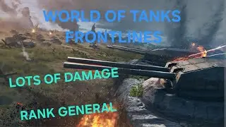 Getting to Rank General in World Of Tanks pc Frontlines #wotpc #worldoftanks #wot 