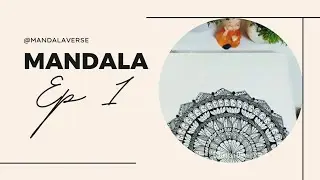 Drawing a Mandala step by step