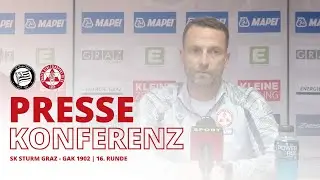 Press conference before the away match against SK Sturm Graz | Matchday 16, ADMIRAL Bundesliga