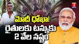 Oil Farm Farmers Losing Minimum Support Price Under Modi & BJP Regime | T News