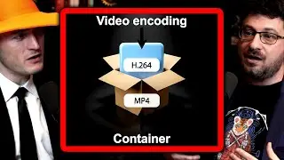 H.264 codec vs MP4 container: Difference explained | Lex Fridman Podcast