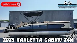 New 2025 Barletta Cabrio 24M 24 ft Pontoon Boat For Sale In Mooresville, NC: Walkaround and Review