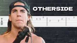 Red Hot Chili Peppers &ndash; Otherside | Guitar Tab on Screen | Easy to Follow
