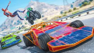 Racing Extreme Event Day | SPIDERMAN Team RAMP BUGGY Challenge Competitive on Highway #222