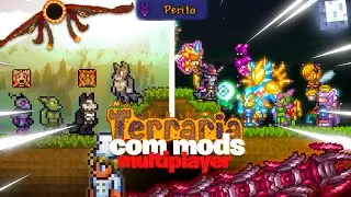 PASSEI 100 DIAS no TERRARIA com MODS em SQUAD! @Skyvitor @Yoyomancer @ExploradorPreguicoso