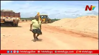పోలీసులపై దాడి చేస్తున్న ఇసుక మాఫియా | Illegal Sand Mining And Transportation in Nellore | NTV