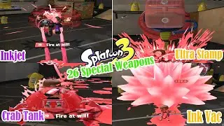 Splatoon3 スプラトゥーン3- All Weapons + Special Weapean