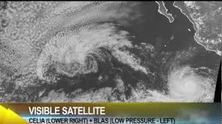 Hurricane Celia spins to life: NASA HD Zoom