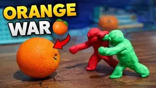 An orange vs Two Clay Fighters. 