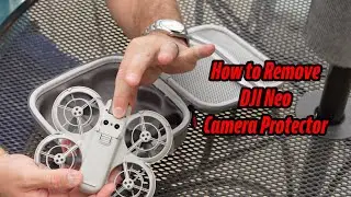 Как снять защитную пленку с камеры DJI Neo / Как прикрепить защитную пленку с камеры DJI Neo