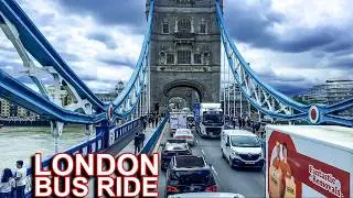 London Bus 343 | Aldgate Station To New Cross - Jerningham Road | Tower Bridge