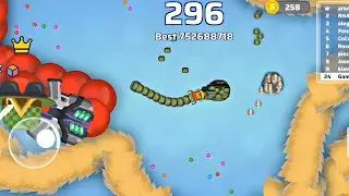 Snake Io 🐍 Dusty Vs Aspmodeus Snake Skin 🐍 Epic SnakeIo Gameplay Snake Game