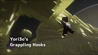 Yori3o's Grappling Hooks - Gameplay Showcase | Minecraft Mod