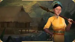 Vietnam Theme - Atomic (Civilization 6 OST) | L&yacute; k&eacute;o ch&agrave;i, Trống cơm