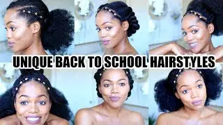 6 FAST & EASY BACK TO SCHOOL HAIRSTYLES FOR NATURAL HAIR | Luchi Loyale