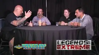 Roadkill shares ECW Ring Crew stories only on Legends of Extreme