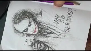 joker skech rate my💯💯💯 drawing#joker#drawing