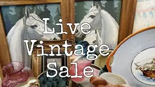 Live Vintage Sale! | Thrifter Junker Vintage Hunter