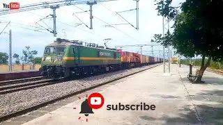 Wag9hc Rescue Wdg4G!!! | Concor Fright Train Skipping Nalwar Station| #wdg4g #indianrailways #wag9