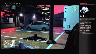 GTA:ONLINE Live PS4 Broadcast With Kickass727295 (1st Heist Walk-Through)