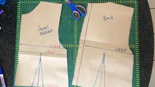 Basic block pattern-simple bodice pattern.