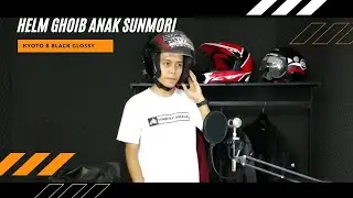 REVIEW HELM KYT KYOTO R BLACK GLOSSY - HELM GHOIB ANAK SUNMORI