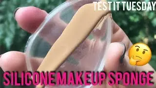 TEST IT TUESDAY - SILICONE MAKEUP SPONGE REVIEW | WTF | BETTER THAN BEAUTY BLENDER? |