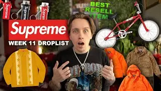 Supreme S&M BMX Bike Dropping Thursday! MY FAVORITE ITEM OF THE SEASON! Week 11 Droplist!