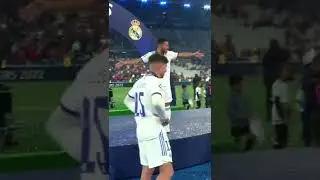 Eden Hazard celebrating ☺️ #edenhazard #realmadrid #shorts